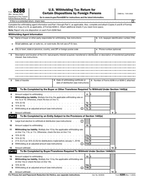 form 8288 instructions|irs gov form 8288 a.